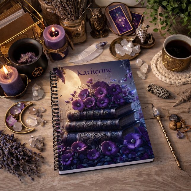 Livre Gothique Fleur Violet (Créateur téléchargé)