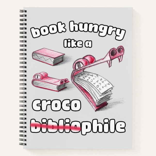 Livre Gris Faim Comme Crocophile Croquis (Devant)