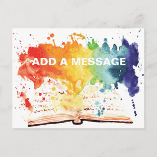 Livre Lancer carte postale personnalisable Faire-p