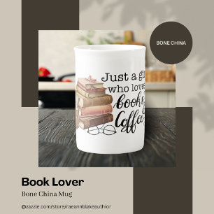 Livre Lover Bone China Mug