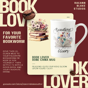 Livre Lover Bone China Mug