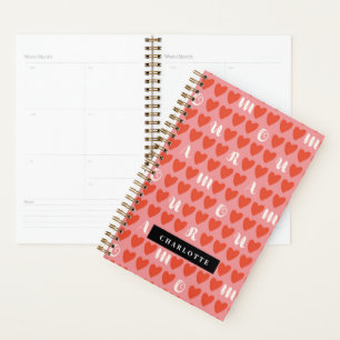 Livre minimaliste moderne Amour Heart Motif Book