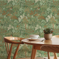 Livre Mur Mysical Green Jungle