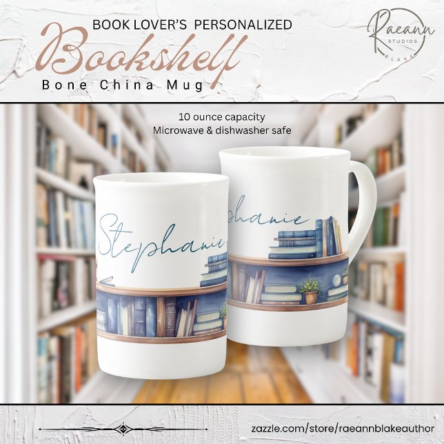 Livre personnalisé Bone China Mug (Créateur téléchargé)