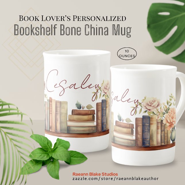 Livre personnalisé Bone China Mug (Créateur téléchargé)