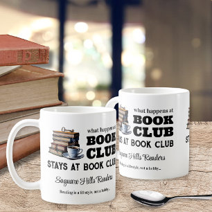 Livre personnalisé Nom du club Café Mug Cadeau