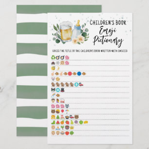 Livre pour enfants Baby Is Brewing Pictionary Emoj