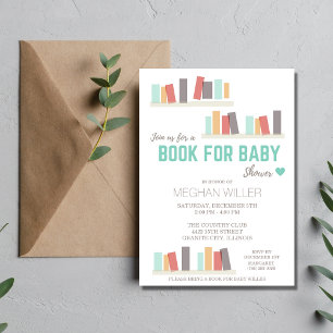 Livre pour invitation à une baby shower