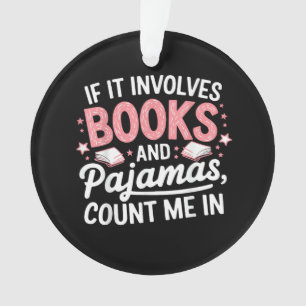 Livre & Pyjama Humoristique Amateur de Livre Drôle