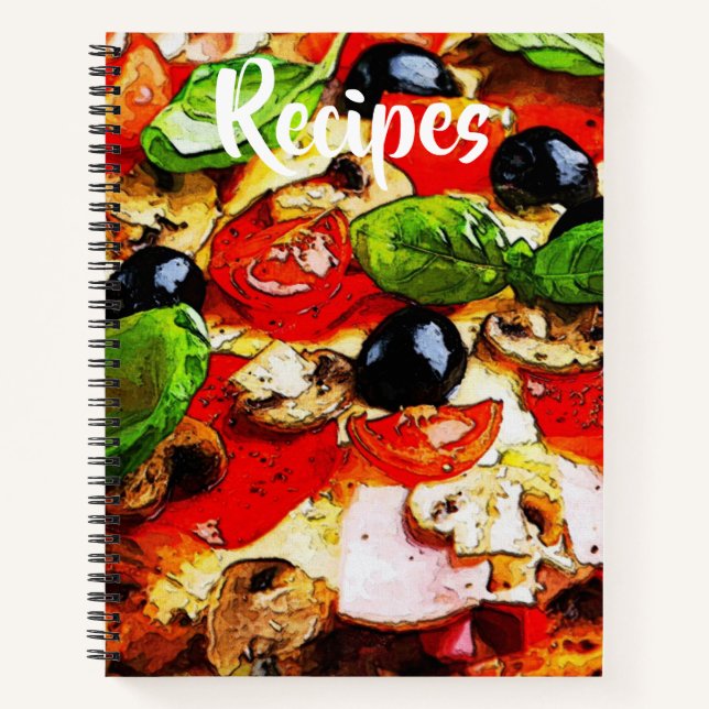 Livre Rustique Italien Pizza Recette (Devant)