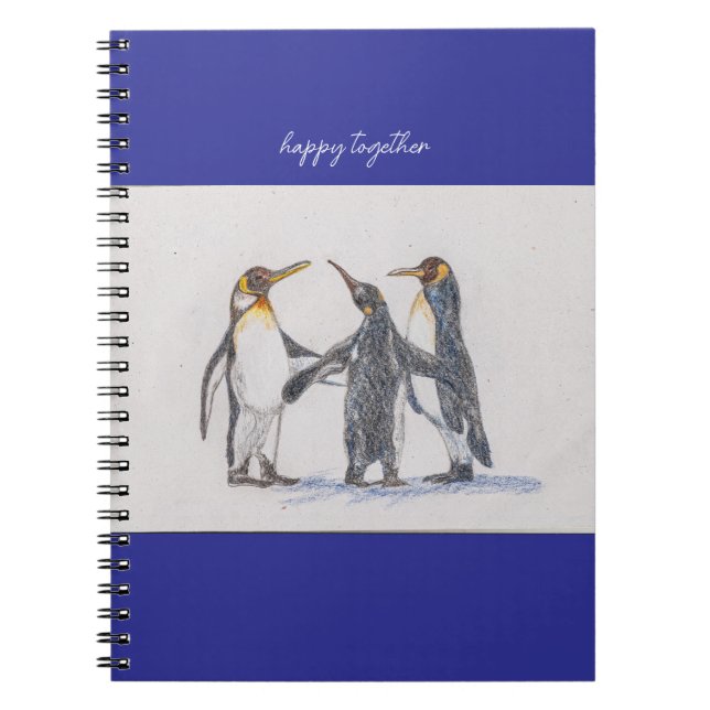 livre spirale de pingouins (Devant)