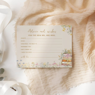 Livre Thème Fleurs Conseils et Vœux Mariage Shower