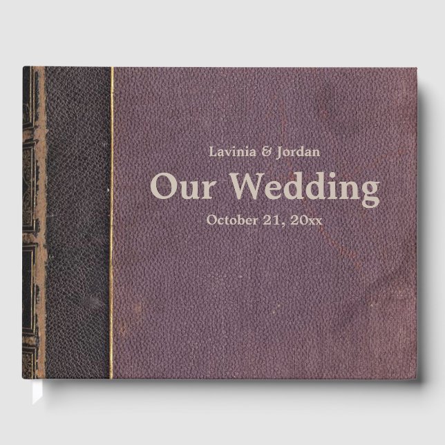 Livre vintage pourpre (Recto)