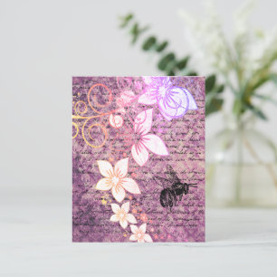 Livre vintage Purple Bee et journal de junk
