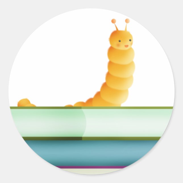 Livre Worm - autocollants (Devant)