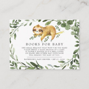 Livres À Dormir Pour Carte Baby shower Bébé