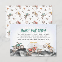 Livres à vélo pour bébé invitation insérer