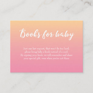 Livres baby showers pour cartes pour filles