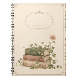 Livres Botaniques Anciens & Cahier Cottagecore à L