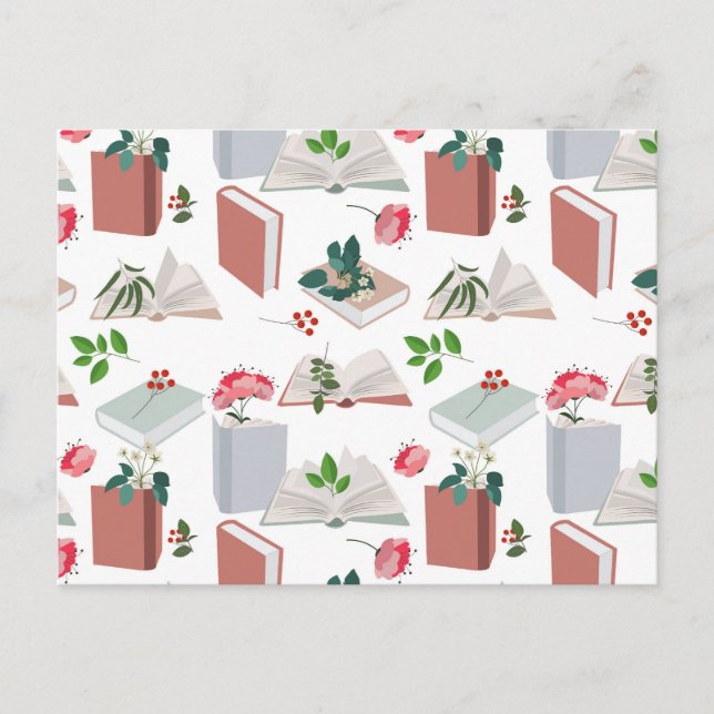 Livres Botaniques & Modèle de Lecture de Bibliothè (Devant)