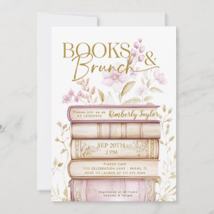 Livres & Brunch Story Livre Invitation de douche n