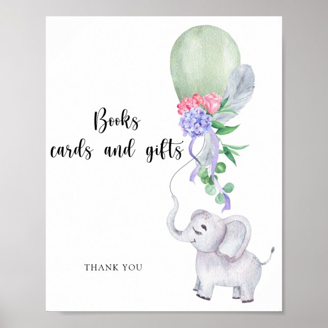 Livres cartes et cadeaux affiche Elephant & Balloo (Devant)