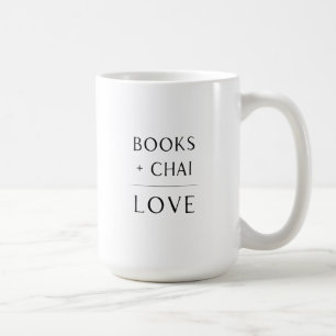 Livres + Chai = Love Mug