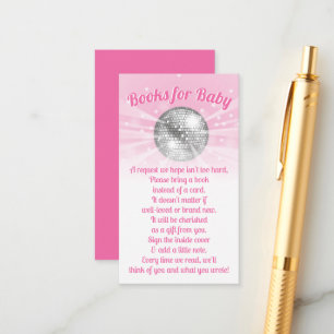 Livres de Baby shower Disco Ball pour cartes pour 