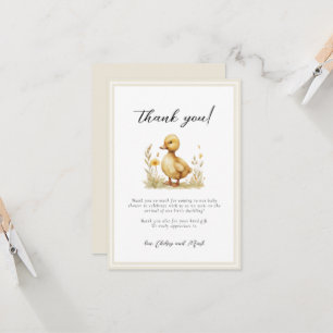 Livres de Baby shower Little Duck pour Baby Card