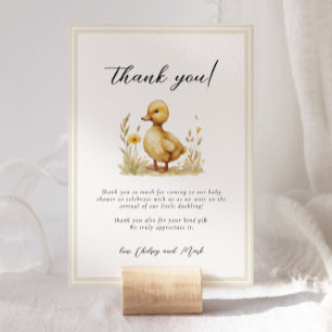 Livres de Baby shower Little Duck pour Baby Card