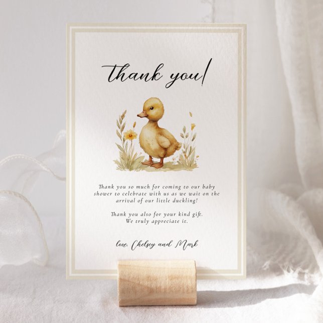 Livres de Baby shower Little Duck pour Baby Card (Créateur téléchargé)