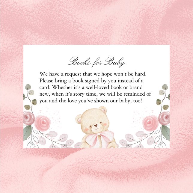 Livres de Baby shower pour fille pour carte de boî (Créateur téléchargé)