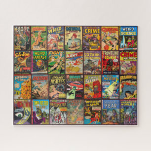 LIVRES DE BANDES DESSINÉES VINTAGE 1940-50 PUZZLE