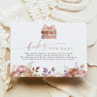 Livres de bébé conte de fées floraux pour carte de