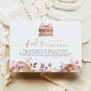 Livres de bébé conte de fées floraux pour carte de