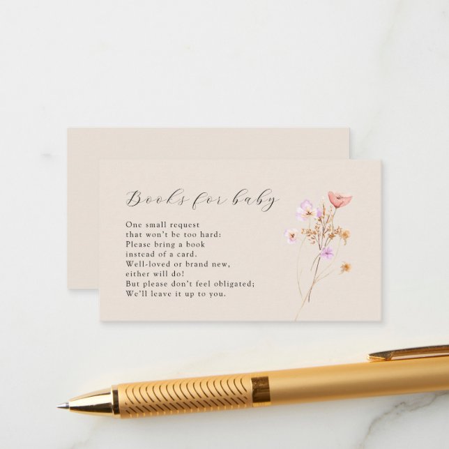 Livres De Livres Pour Bébé Carte Boîtier (Devant/Arrière en situation)