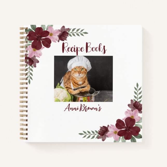 Livres de recettes photo personnalisés (Devant)