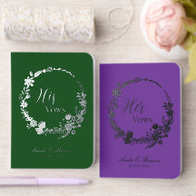 Livres de Voeux de Mariage en Papier Aluminium "El