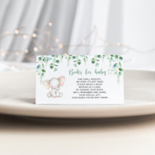 Livres d'éléphants pour la carte d'enclos pour béb