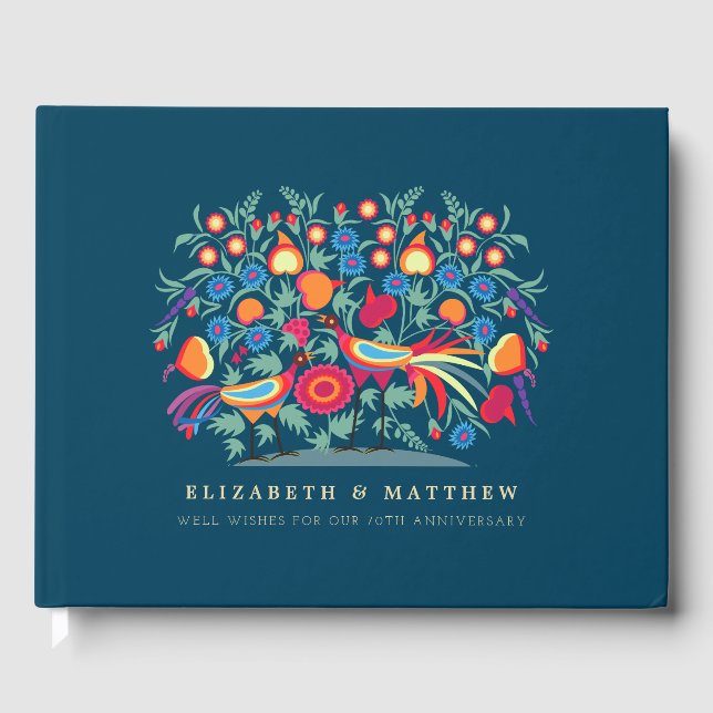 Livres d'or de 70e anniversaire de mariage en art  (Recto)