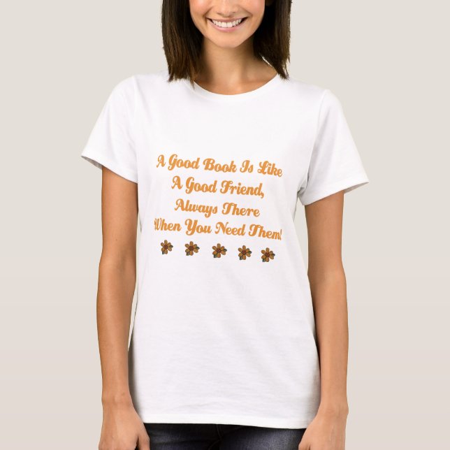 Livres et T-shirt d'amis (Devant)