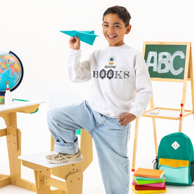 Livres "Eye" Devour - Lecture Ghosts (This item is for display purposes only to illustrate the design element. )