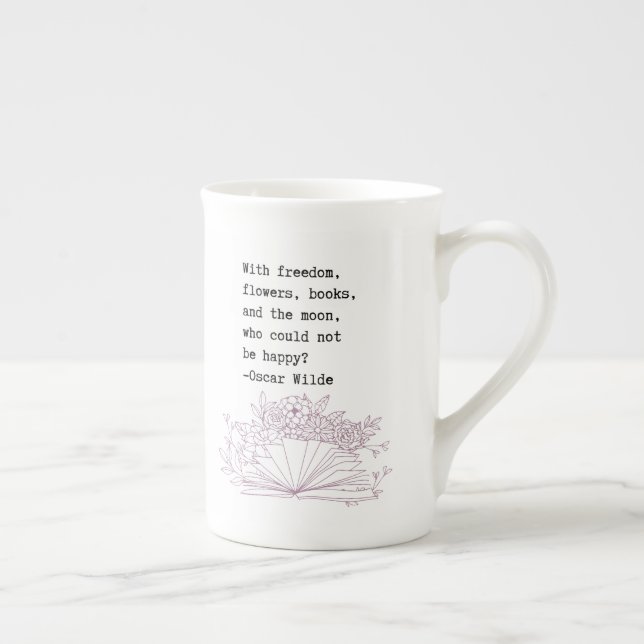 Livres & Fleurs Oscar Wilde Coffee Mug (Droite)