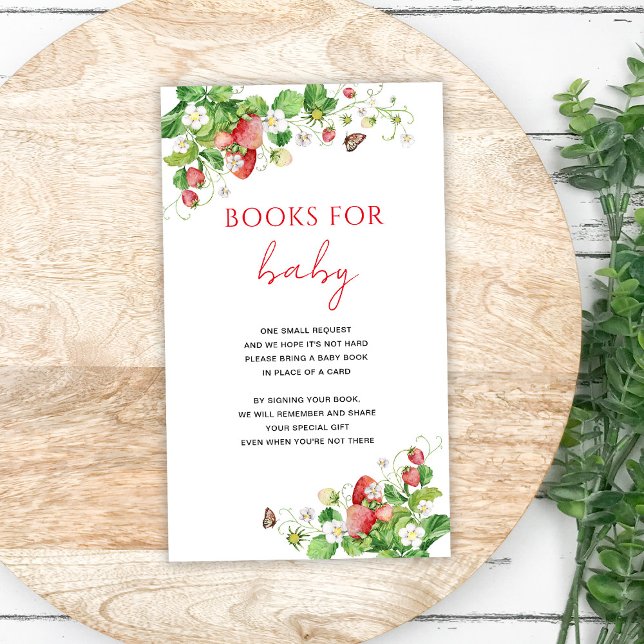 Livres fraises pour carte bébé (Créateur téléchargé)