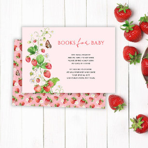 Livres fraises pour carte bébé