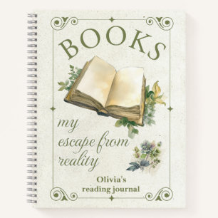 Livres My Escape From Reality Reading Journal