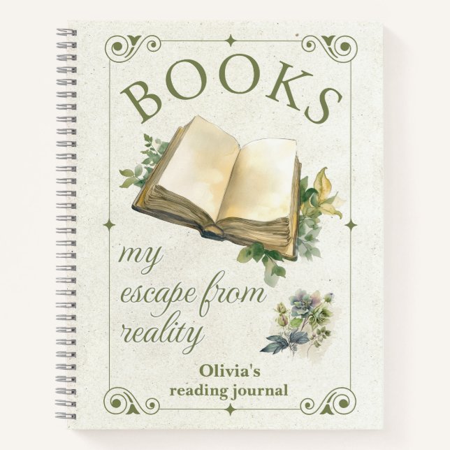 Livres My Escape From Reality Reading Journal (Devant)
