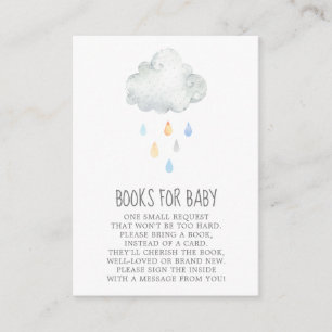 Livres nuages de pluie pour bébé garçon carte de b