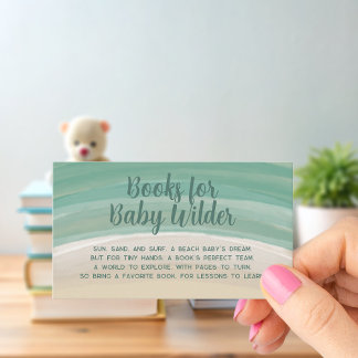 Livres pour Baby shower bébé carte de boîtier