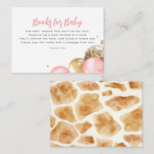 Livres Pour Bébé Baby shower Demande Carte